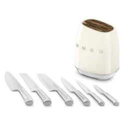 Smeg 50's Style Ceppo Con Coltelli - Set 6 Pz