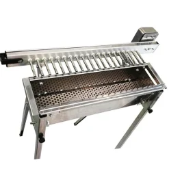Tecnoroast 20 Single Griglia A Carbone Con Giraspiedini Automatico