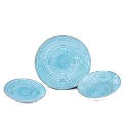 Tognana Madison Kaleido Servizio Piatti In Porcellana - Set 18 Pz