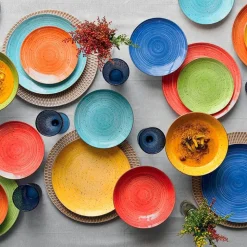 Tognana Madison Kaleido Servizio Piatti In Porcellana - Set 18 Pz