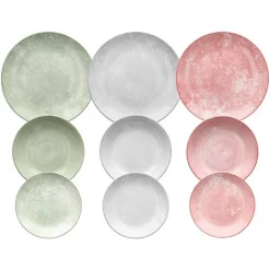 Tognana Madison Petra Servizio Piatti In Porcellana - Set 18 Pz
