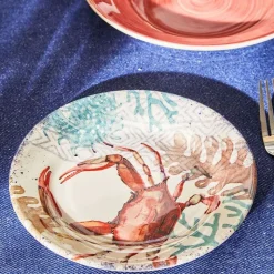 Tognana Vela Aquarium Servizio Piatti In Stoneware - Set 18 Pz