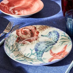 Tognana Vela Aquarium Servizio Piatti In Stoneware - Set 18 Pz