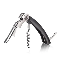 Vacu Vin Bottle Opener Double Lever Corkscrew Stainless Steel