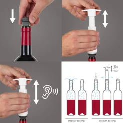 Vacu Vin Wine Saver Pompetta Salvavino