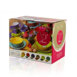 Villa D'Este Baita Servizio Piatti In Stoneware - Set 18 Pz