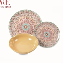 Villa D'Este Sharm Servizio Piatti In Gres Porcellanato - Set 18 Pz