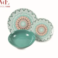 Villa D'Este Sharm Servizio Piatti In Gres Porcellanato - Set 18 Pz