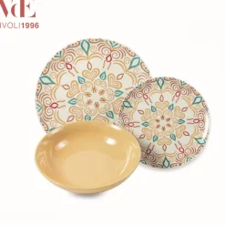 Villa D'Este Sharm Servizio Piatti In Gres Porcellanato - Set 18 Pz