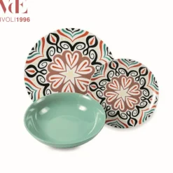 Villa D'Este Sharm Servizio Piatti In Gres Porcellanato - Set 18 Pz
