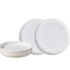 Villeroy & Boch Crafted Cotton Servizio Tavola In Porcellana Set 4 Pz
