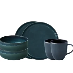 Villeroy & Boch Crafted Denim Servizio Colazione In Porcellana Set 6 Pz