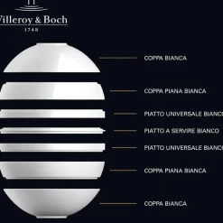 Villeroy & Boch La Boule Servizio Piatti In Porcellana - Set 7 Pz
