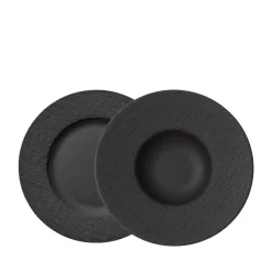 Villeroy & Boch Manufacture Rock Servizio Piatti In Porcellana - Set 12 Pz