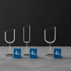 Villeroy & Boch NewMoon Calice Flute in Vetro - Set 12 Pezzi