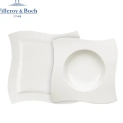 Villeroy & Boch NewWave Servizio Piatti In Porcellana - Set 8 Pz