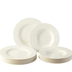 Villeroy & Boch Vivo Basic Servizio Piatti In Porcellana - Set 12 Pz