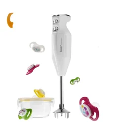 200 Watt - Bamix Babyline Frullatore A Immersione In Acciaio Inox