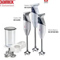 350 Watt - Bamix G350 Frullatore A Immersione In Acciaio Inox