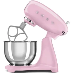 1000 Watt - Smeg Full Color Stand Mixer 10 Speeds with Included Accessories