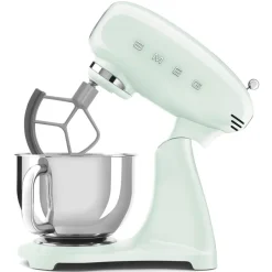 1000 Watt - Smeg Full Color Stand Mixer 10 Speeds with Included Accessories
