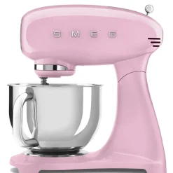 1000 Watt - Smeg Full Color Stand Mixer 10 Speeds with Included Accessories