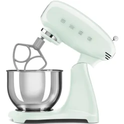 1000 Watt - Smeg Full Color Stand Mixer 10 Speeds with Included Accessories