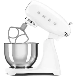 1000 Watt - Smeg Full Color Stand Mixer 10 Speeds with Included Accessories