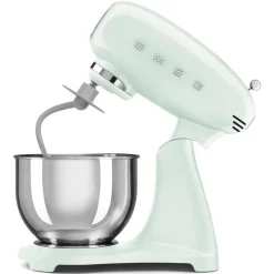 1000 Watt - Smeg Full Color Stand Mixer 10 Speeds with Included Accessories