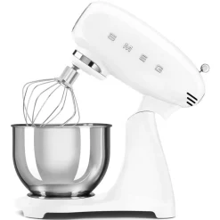 1000 Watt - Smeg Full Color Stand Mixer 10 Speeds with Included Accessories