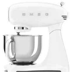 1000 Watt - Smeg Full Color Stand Mixer 10 Speeds with Included Accessories