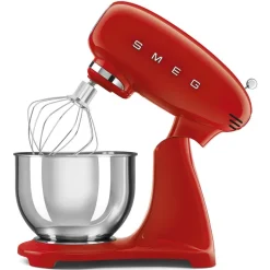 1000 Watt - Smeg Full Color Stand Mixer 10 Speeds with Included Accessories