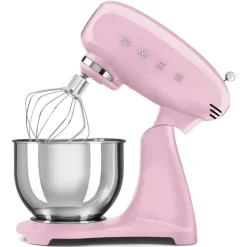 1000 Watt - Smeg Full Color Stand Mixer 10 Speeds with Included Accessories
