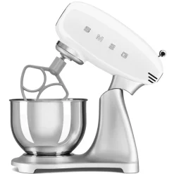 800 Watt - Smeg Standard Stand Mixer 10 Speeds with Included Accessories