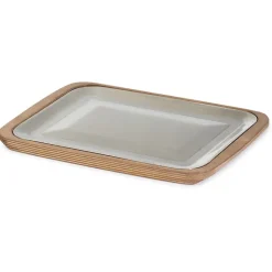 34x29 cm - Abert Celsius Piatto Presentazione Con Support In Legno