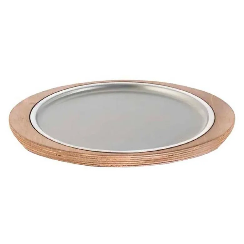 38x34 cm - Abert Celsius Piatto Presentazione Con Support In Legno