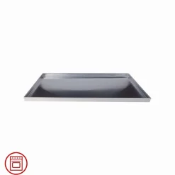 60x40 cm - Agnelli Pasticceria & Pizza Teglia Rettangolare Con Bordi Dritti In Lega Di Alluminio