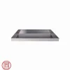 60x40 cm - Agnelli Pasticceria & Pizza Teglia Rettangolare Alta Con Bordi Dritti In Lega Di Alluminio