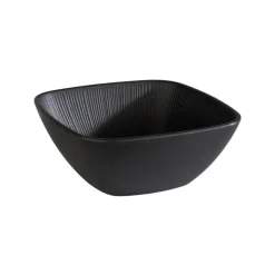 19.5x19.5 cm - Aps Nero Coppa In Melamina - Set 6 Pz