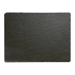 26.5x20.5 cm - Aps Piatto Vassoio Rettangolare In Ardesia