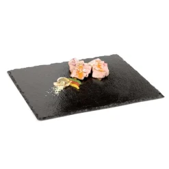32.5x26.5 cm - Aps Piatto Vassoio Rettangolare In Ardesia