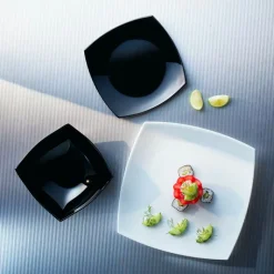 19x19 cm - Arcoroc Delice Piatto Frutta Dessert In Vetro Opale - Set 6 Pz