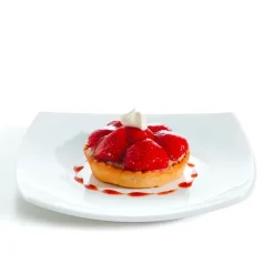 19x19 cm - Arcoroc Delice Piatto Frutta Dessert In Vetro Opale - Set 6 Pz