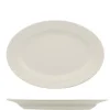 26x18 cm - Ariane Eclipse Piatto Vassoio Ovale In Porcellana - Set 12 Pz