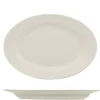 32x22 cm - Ariane Eclipse Piatto Vassoio Ovale In Porcellana - Set 6 Pz