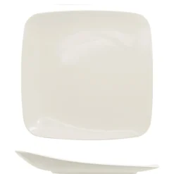 30x30 cm - Ariane Vital Square Piatto Piano In Porcellana - Set 6 Pz