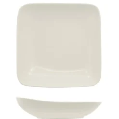 21x21 cm - Ariane Vital Square Piatto Fondo In Porcellana - Set 6 Pz