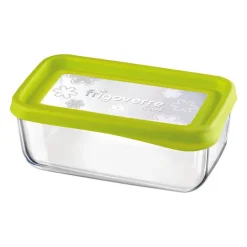 21x13 cm - Bormioli Rocco Frigoverre Fun Contenitore Per Alimenti Rettangolare In Vetro