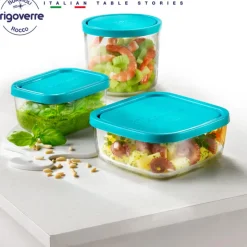 13x10 cm - Bormioli Rocco Frigoverre Classic Contenitore Per Alimenti Rettangolare