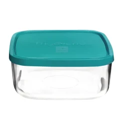 19x19 cm - Bormioli Rocco Frigoverre Classic Contenitore Per Alimenti Quadrato